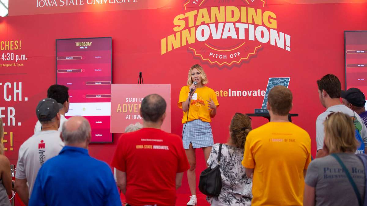 Lauren Gifford at Iowa State Pitch-Off