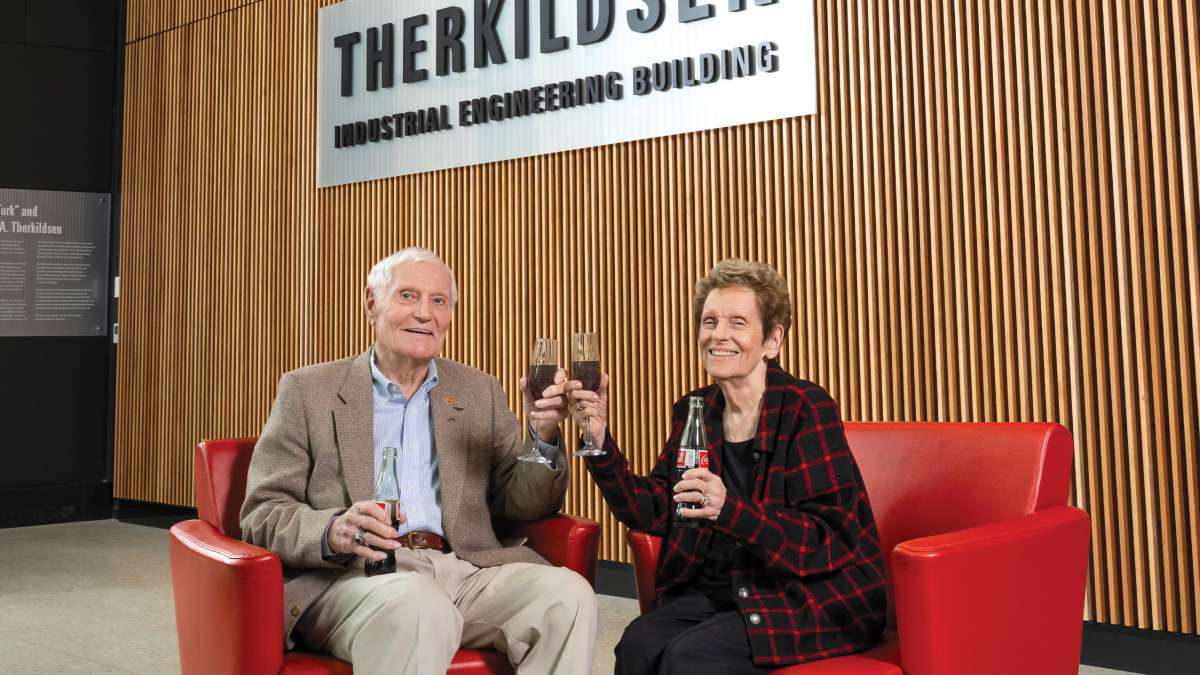 C.G. "Turk" Therkildsen and Joyce McEwan