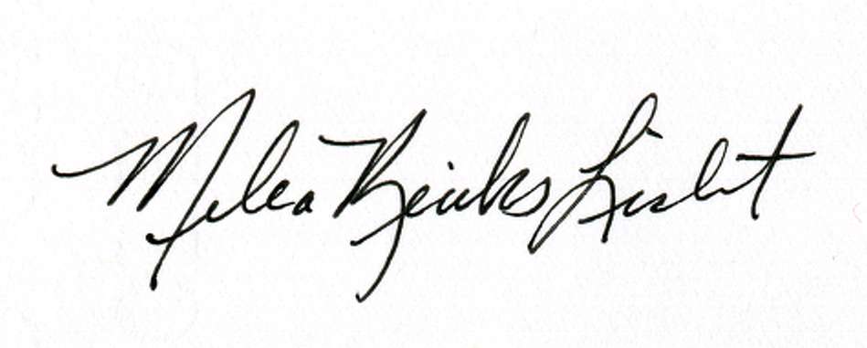 Melea Reicks Licht signature