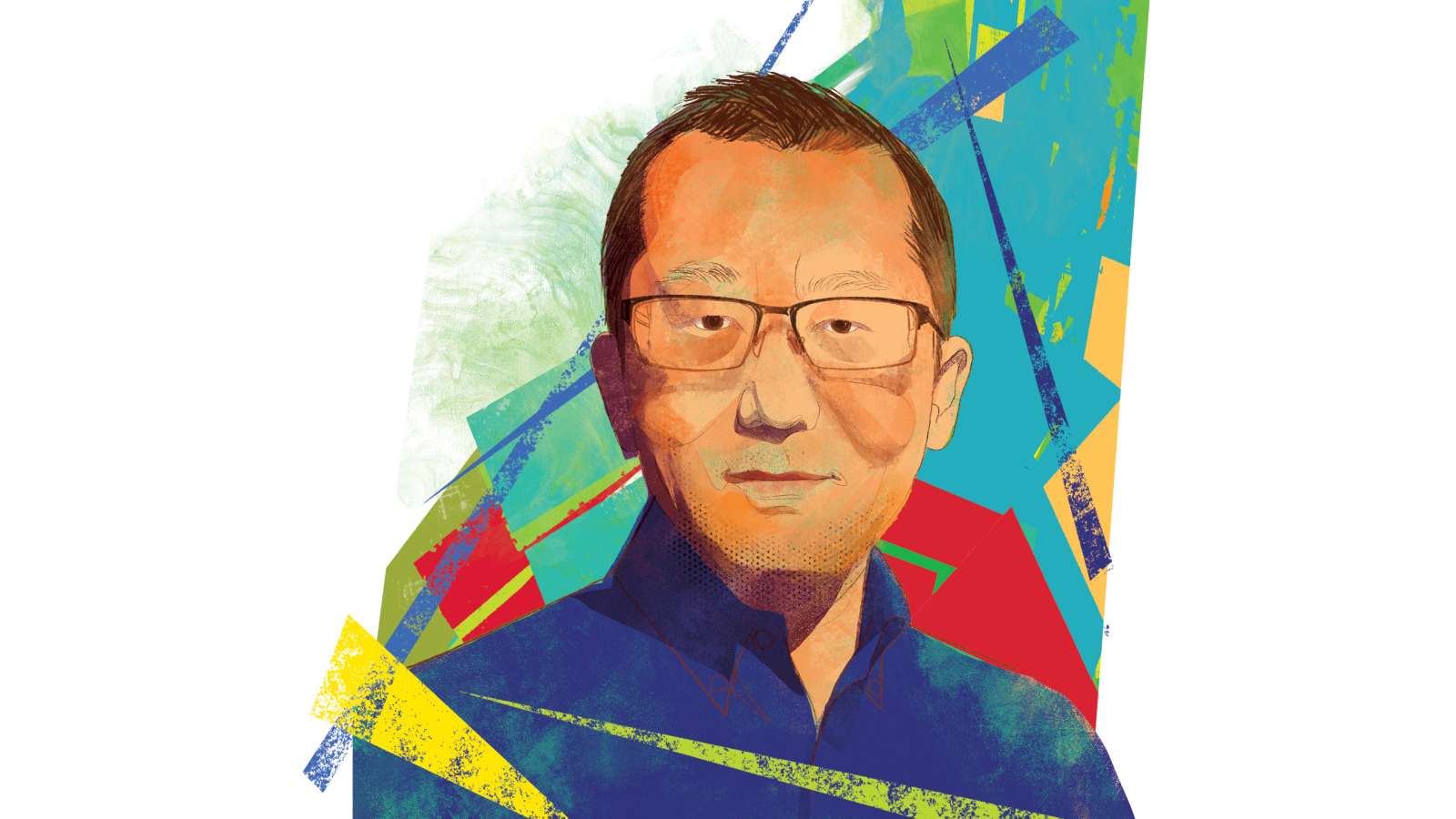 Illustration of Jigang Wang