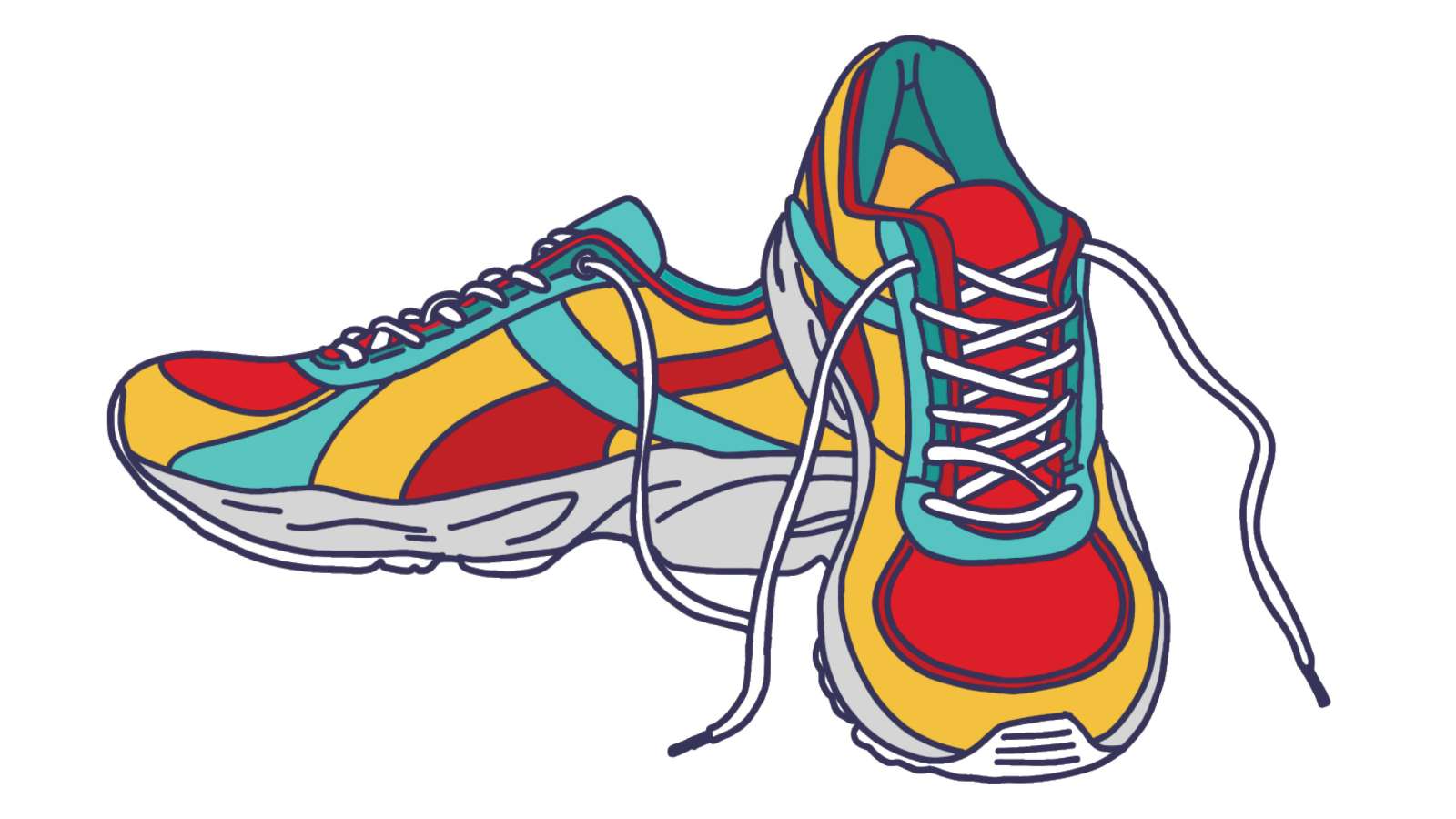 Tennis Shoes Illustration