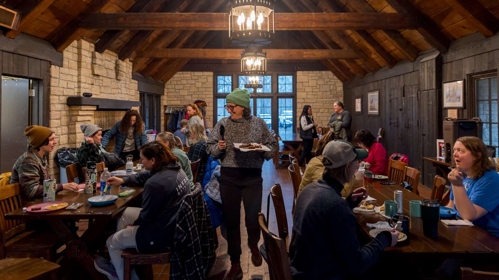 “Wanderers” who signed up for a 2024 Wander Women trip or event were invited to an introductory pancake breakfast to meet one another