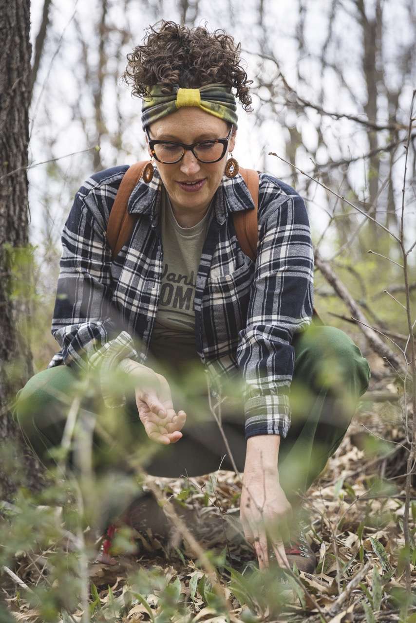 Jenn Riggs in the outdoors 