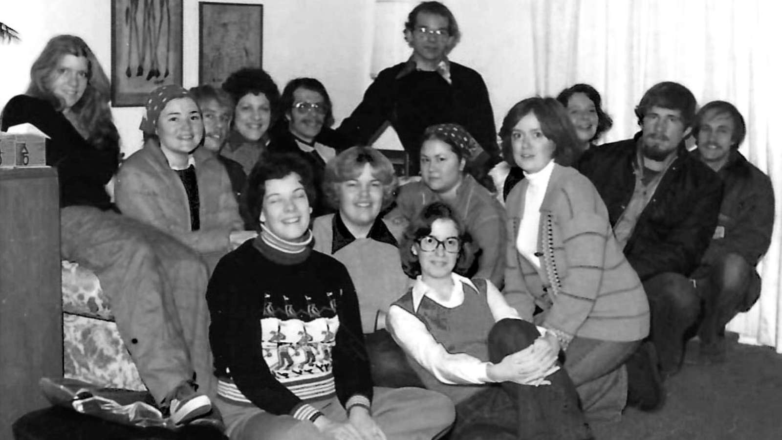 Women from the fifth floor of Maple Hall have continued their friendship for 50 years.