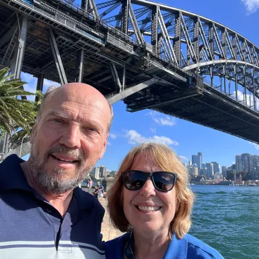 Don and Cheryl Hemann in Australia