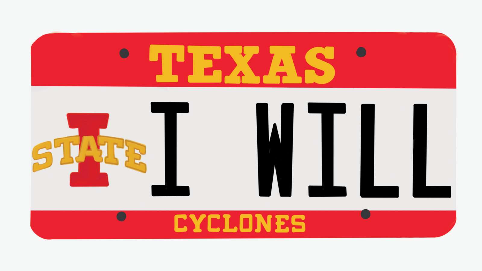 Jack Trice Iowa Stater license plate